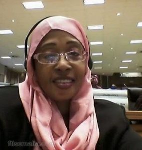 Somali women MP, Bibi Khalif Mohamed profile Picture