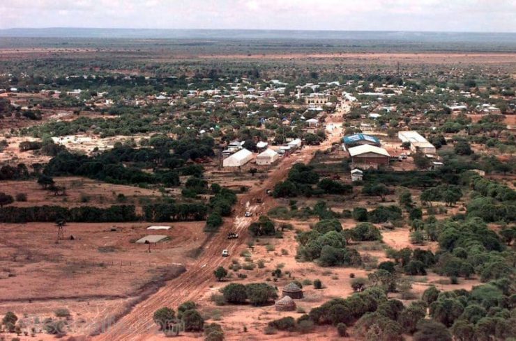 Bardhere, a place in Somalia