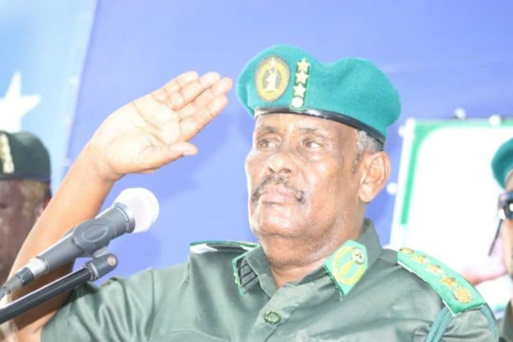 General Mahad Abdirahman Aden Chief of Custodial Corps in Somalia