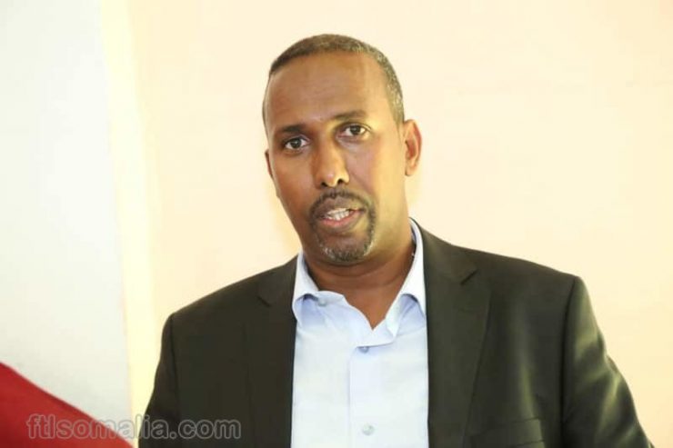 Somali male Member of Parliament, Khaliif Abdi Omar