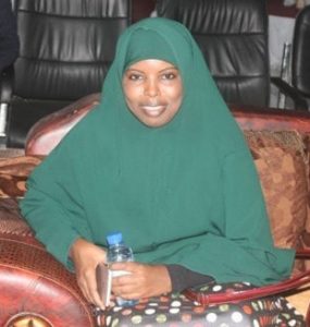 Somali female Member of Parliament, Naema Mohamed Ga'al
