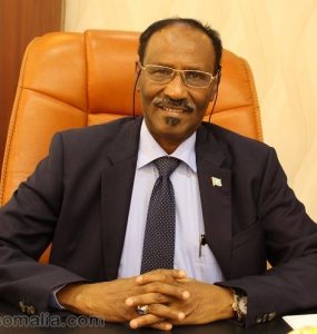 Minister Dr. Abdirahman Dualeh Beileh M