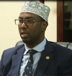 Somali Male, Member of Parliament, Abdulkadir Sh. Ali Ibraahim (Baqdaadi)