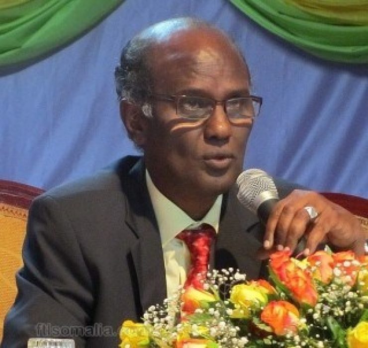 Somali Male, Member of Parliament, Prof. Mohamed Abdi Mohamed Gandi