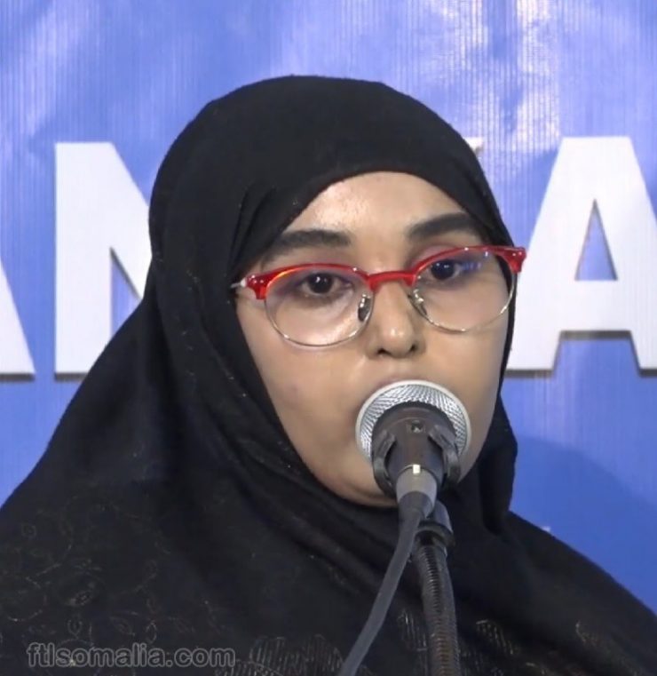 Somali Female, Member of Parliament, Saadia Musa Abdullahi