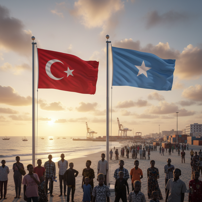 Somali Turkish flags FTLSomalia