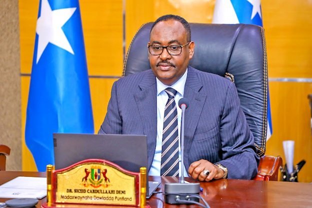 President Deni of Puntland State of Somalia