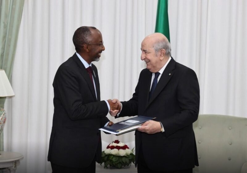 Somali Minister Algerian President Abdelmadjid