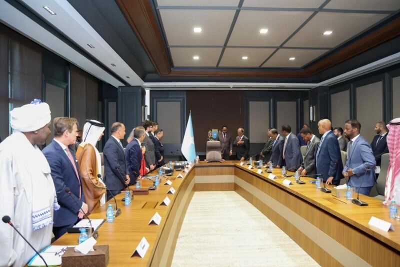 Villa Somalia Ambassadors meeting