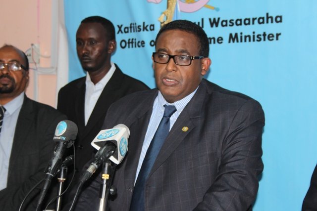Prime Minister Omar Abdirashid Sharmarke