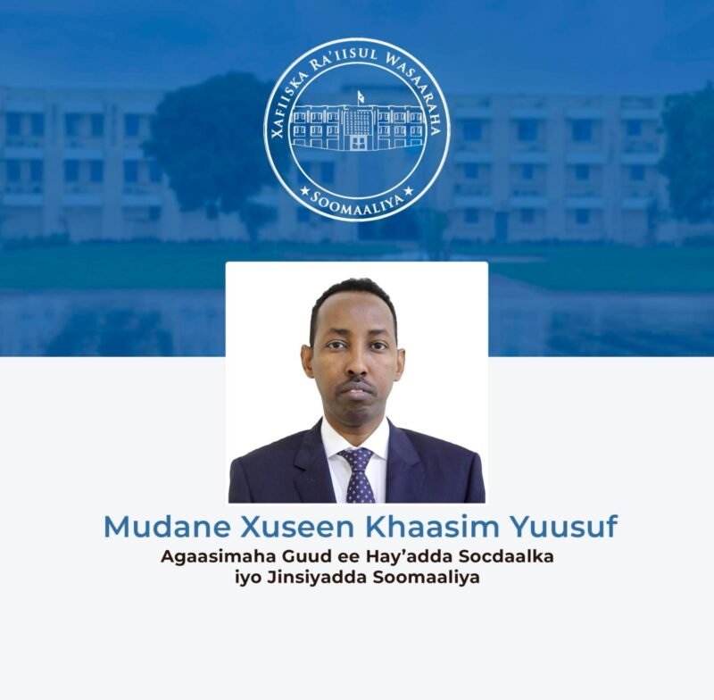 Xuseen Khaasim Yusuf new DG Immigration and Citizenship Agency