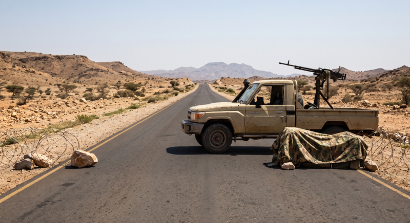 Puntland Road closed Basaaso Port Darawiish