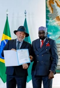 Somali Ambassador Brazilian President