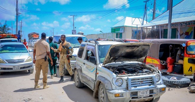 Check point Mogadishu airport