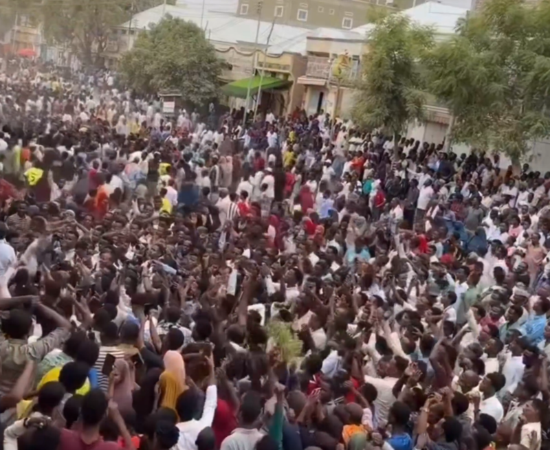 Hawaadle community protest