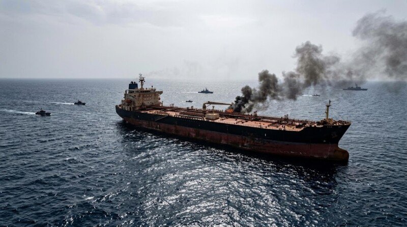 Tanker attacked